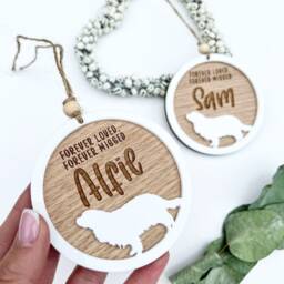 Dog Memorial Gift, Dog Remembrance Sympathy Loss Keepsake, Ornament, Pet Lover All Breeds - thumbnail 2