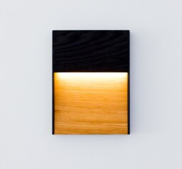 Led Wall Sconce Amberlight Nero - Oak Light - thumbnail 1