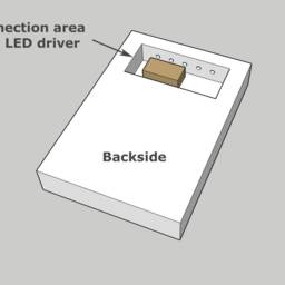 Led Wall Sconce Amberlight Nero - Oak Light - thumbnail 4
