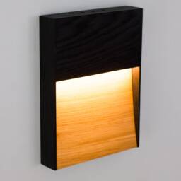 Led Wall Sconce Amberlight Nero - Oak Light - thumbnail 2