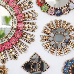 "Peruvian Mirrors ""Rainbow Fuchsia Collection" - thumbnail 3