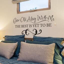 Grow Old With Me The Best Is Yet To Be - Bedroom Decor Vinyl Wall Decal Love Quotes- 136 - thumbnail 1