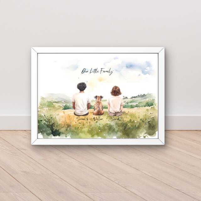 Mothers Day Gift From The Dog, Gifts Pet, Dog Mum Print, Pet Parent Gift, Lover Ideas, Present For Owners, Portraits - image 1