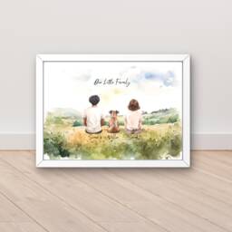 Mothers Day Gift From The Dog, Gifts Pet, Dog Mum Print, Pet Parent Gift, Lover Ideas, Present For Owners, Portraits - thumbnail 1