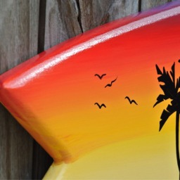 Surfboard Wall Decor For Pool Deck, Tiki Bar Personalized Family Name Sign. Beach House Decoration Outdoor, Gift Christmas - thumbnail 3