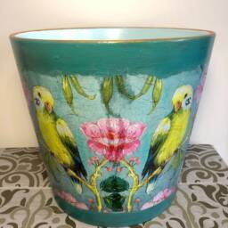 Plant Pots, Ceramic Pot, Pot & Planter, Flower Pot, Garden Pot, Indoor & Outdoor Pot, Decoupage, Gift, Pot Saucer, Home Garden Decoration - thumbnail 3