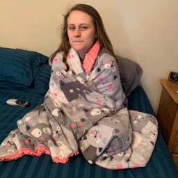 Minky Cat Blanket - thumbnail 3