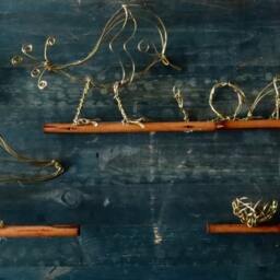 Bird Nest Metal Wire Sculpture Ooak/Wall Decor - thumbnail 4