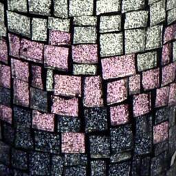 Candle Votive - Mosaic Holder Tea Light Cup Ombre Glitter Glass - thumbnail 3