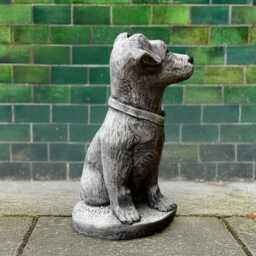 Concrete Jack Terrier Dog Sculpture Stone Russel Figurine Outdoor Statue Cement Pet Ornament Animal Decoration Dog Lover Gift - thumbnail 3