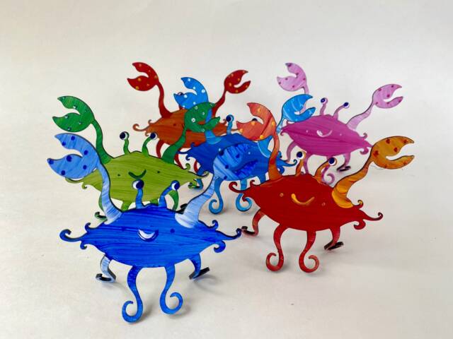 Crab Steel Sculpture - image 1