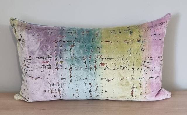 Designers Guild Montmartre Crocus & Omega Velvet Cushion Cover 35x55 cm - image 1