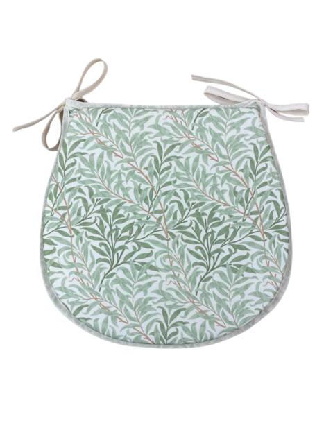 William Morris - Willow Bough Sage 100% Cotton D-Shaped Seat Pads For Kitchen/Patio/Dining/Garden - image 1