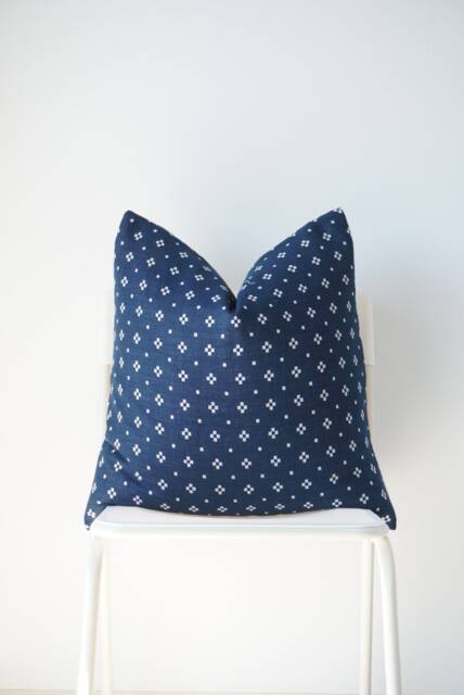 Blue Navy Indigo Pillow Cover - image 1