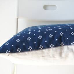 Blue Navy Indigo Pillow Cover - thumbnail 3