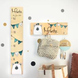 Children's Height Chart, Wooden Charts, Individual Gifts, Personalized Charts - thumbnail 2