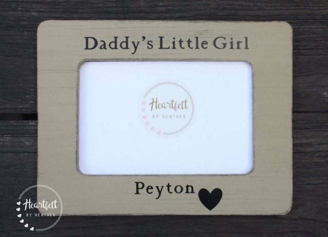 Personalized Picture Frame Daddy's Little Girl, Custom Father's Day Gift - image 1