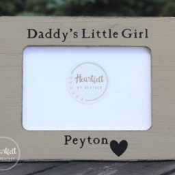 Personalized Picture Frame Daddy's Little Girl, Custom Father's Day Gift - thumbnail 2