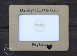 Personalized Picture Frame Daddy's Little Girl, Custom Father's Day Gift - thumbnail 1