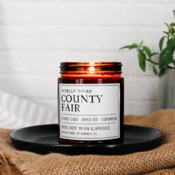 County Fair Candle Local Summer Carnival Scented Soy Wax - thumbnail 1