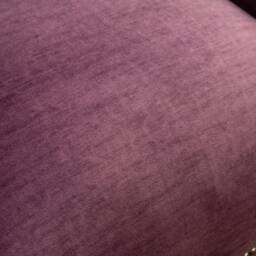 British Handmade Vintage Distressed Aubergine Velvet Chesterfield High Back Wing Chair - thumbnail 4