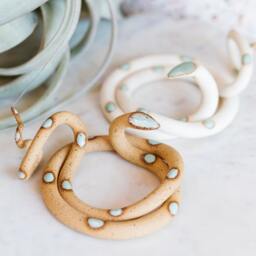 Ceramic Snake, Medium By Carter + Rose - thumbnail 4