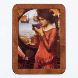 Destiny John William Waterhouse Pre-Raphaelite Woman Lady Ships Sea Painting Wooden Framed Art Print - thumbnail 3