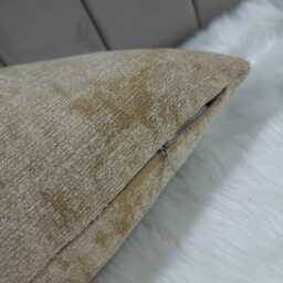 Gold Textured Chenille Cushion Cover Pillow Case /Large Pillow Sham Modern Home Decor - thumbnail 4