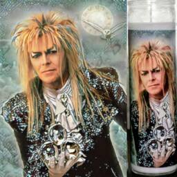 Saint Jareth The Goblin King, Prayer Candle, Fantasy - thumbnail 2