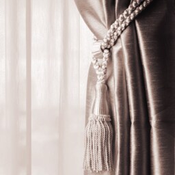 "D??copro Curtain & Drapery Tassel Tieback, Adjustable Cord Length, Length 5 1/2"", Spread 24" - thumbnail 3