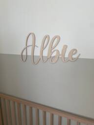 Personalised Name Signs, Wall Art, Wooden Sign, Nursery Decor, Photo Prop - thumbnail 1