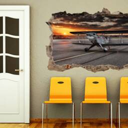 Aircraft Airplane Wall Sticker Plane Decor Print Poster Art Kids Stickers Gift Fot Boy - thumbnail 2