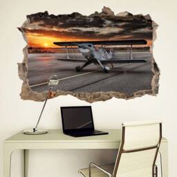 Aircraft Airplane Wall Sticker Plane Decor Print Poster Art Kids Stickers Gift Fot Boy - thumbnail 4