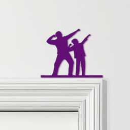 Door Topper Father & Son Various Colours Top Of Decorative Sign - Sign, Novelty Wall Decor, Frame Art, Art - thumbnail 4