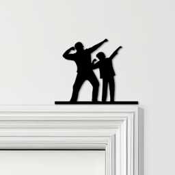 Door Topper Father & Son Various Colours Top Of Decorative Sign - Sign, Novelty Wall Decor, Frame Art, Art - thumbnail 1