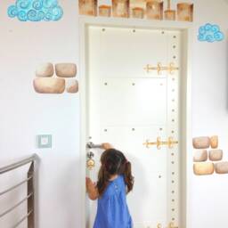 Wall Stones Decal, Decals, Little Girl's Room Decor, Boy's Kids Playroom Home D??cor - thumbnail 2