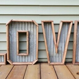 Large Wood Letters, 3D Rustic, Big Thick Words, Stained Or Unfinished For Wedding Home Decor, Letters & Numbers - thumbnail 2