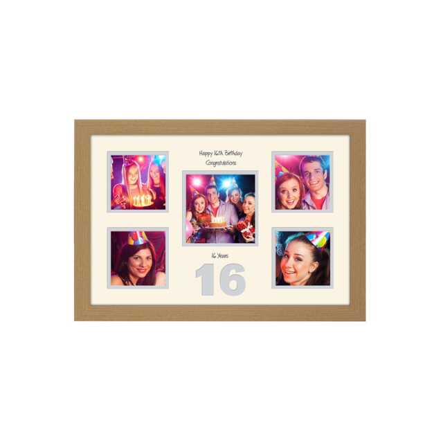 16Th Photo Frame Word Birthday Special Gift 5Sqbox-963D By Photos in A Word - image 1