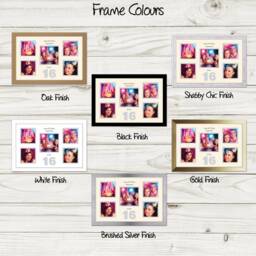 16Th Photo Frame Word Birthday Special Gift 5Sqbox-963D By Photos in A Word - thumbnail 2