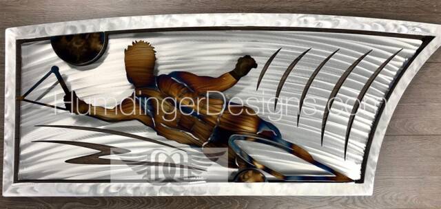 Water Skier Wall Art Decor - image 1