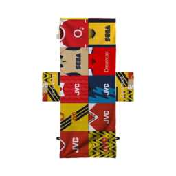 The Gooners - Kit Montage Multicoloured Sunbed Towel With Pockets - thumbnail 2
