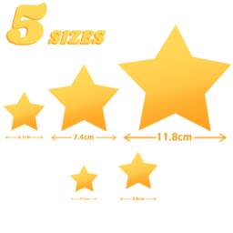 Star Sticker Set X 60 - Wall Stickers 5 Sizes Included 230 - thumbnail 3