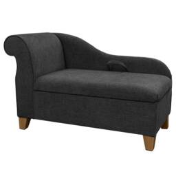 Handmade Storage Chaise Longue Atlanta Grey Ottoman Blanket Box - thumbnail 3