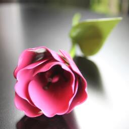 Metal Tulip, Pink Wedding Flower, Industrial, 11Th Anniversary, 6Th 4Th Flower - thumbnail 3