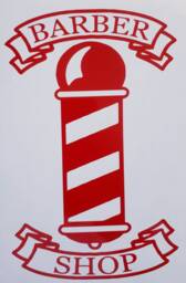 Barber Shop Decal Pole Sticker Wall Art Window Vinyl Graphic Salon Decor Door Advertising Sign Barbers Mens