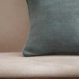 Solid Walnut Larsen Fabric Bench - Luxury Handcrafted UK Furniture Home Decor - thumbnail 4