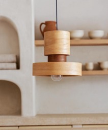 Nordic Pendant Light For Kitchen Island, Elegant Mid Century Ceiling Light, Wood Decor Hanging Lamp