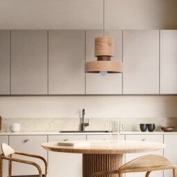 Nordic Pendant Light For Kitchen Island, Elegant Mid Century Ceiling Light, Wood Decor Hanging Lamp - thumbnail 3