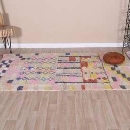 Authentic Boujaad Rug, Soft Moroccan Rug 5x8 Ft - thumbnail 2