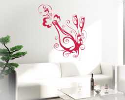 Wall Vinyl Decal Champagne Party Wine Vine Guaranteed Quality Decor For Bars, Kitchens, Or Celebration Spaces 2299Di - thumbnail 1